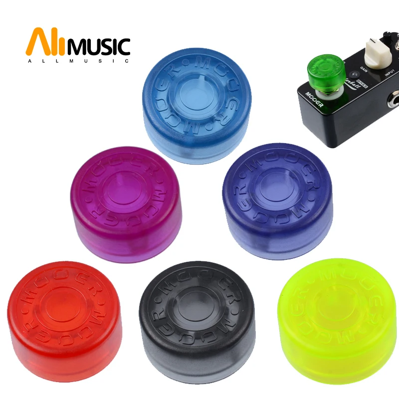 

2pcs Mooer Candy Footswitch Topper Colorful Plastic Bumpers Footswitch Protector For Guitar Effect Pedal
