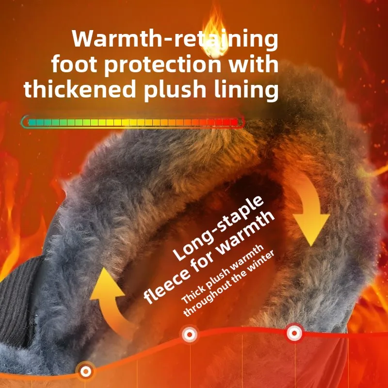 High Quality Safety Shoes for Men Woman Autumn Winter Thickened Warm Boots Woman Sneakers Anti-smashing Steel Toe Cap Puncture - Image 2