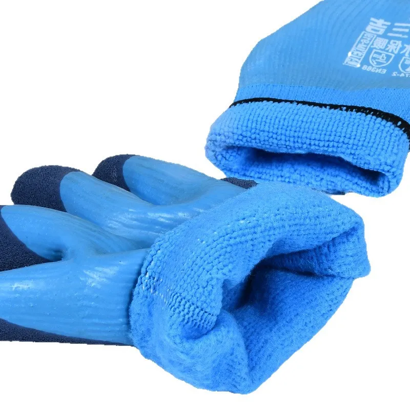 Outdoor sport Waterproof Cycling Gloves  Unisex Winter Fishing Gloves Warm Riding Bicycle Full Finger Gloves