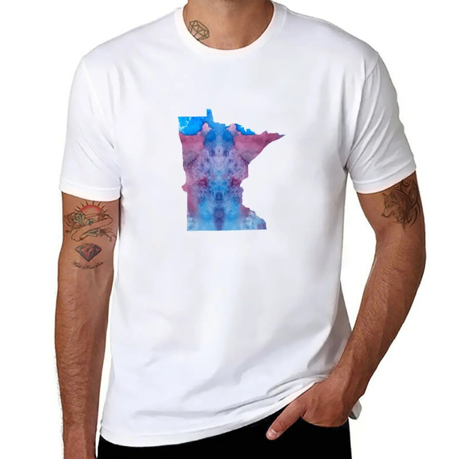 

Colorful minnesota silhouette T-Shirt cute clothes hippie clothes mens graphic t-shirts pack