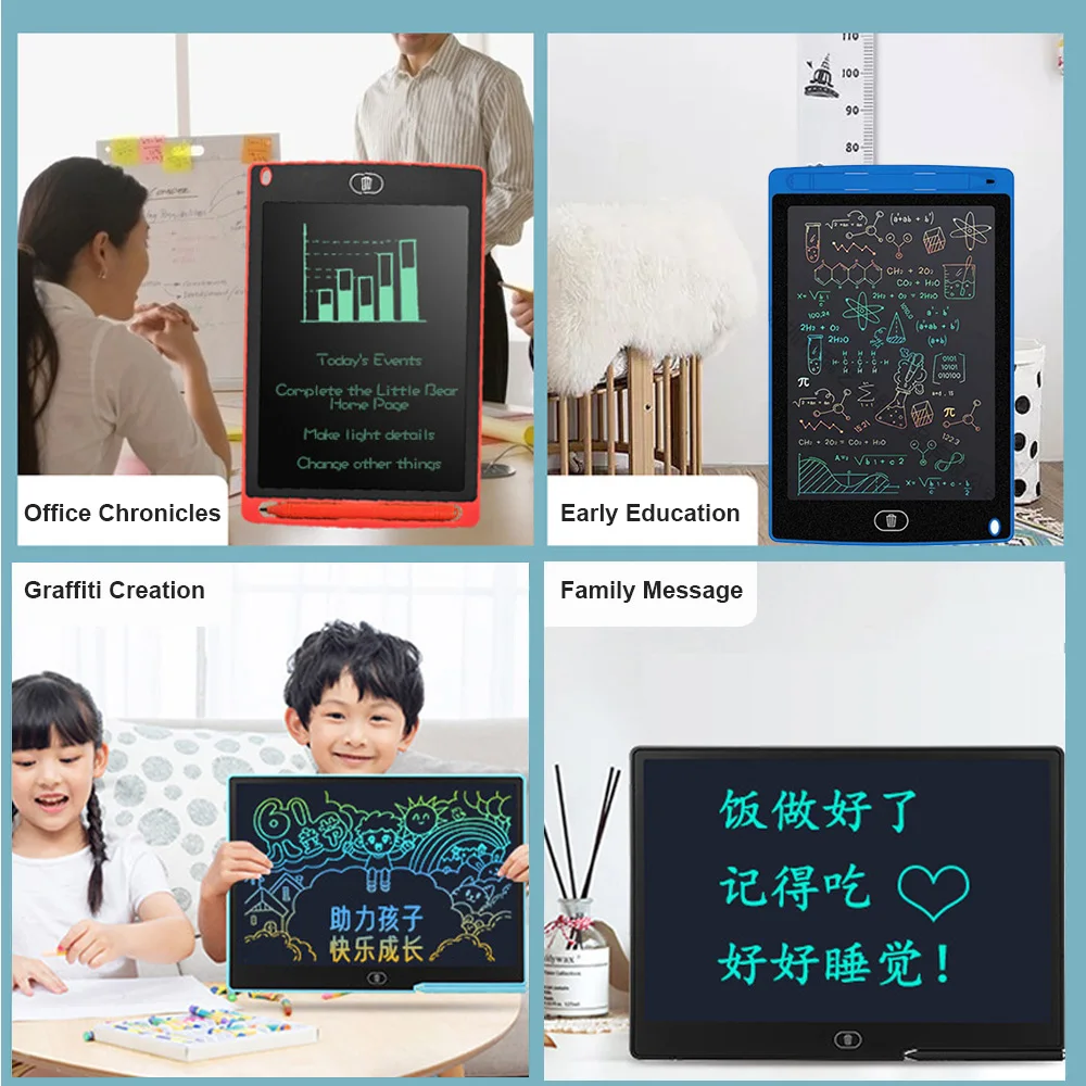 8.5/10/16 Inch lcd Writing Tablet For Kids Graffiti Drawing Board Toys for Education Handwriting Painting Pad Children's Gifts 3