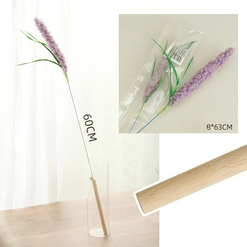 Cat Teaser Toy lavender Interactive Kitten Toy Playing Cat Stick Scratch Rope Toys Cat Accessories 3