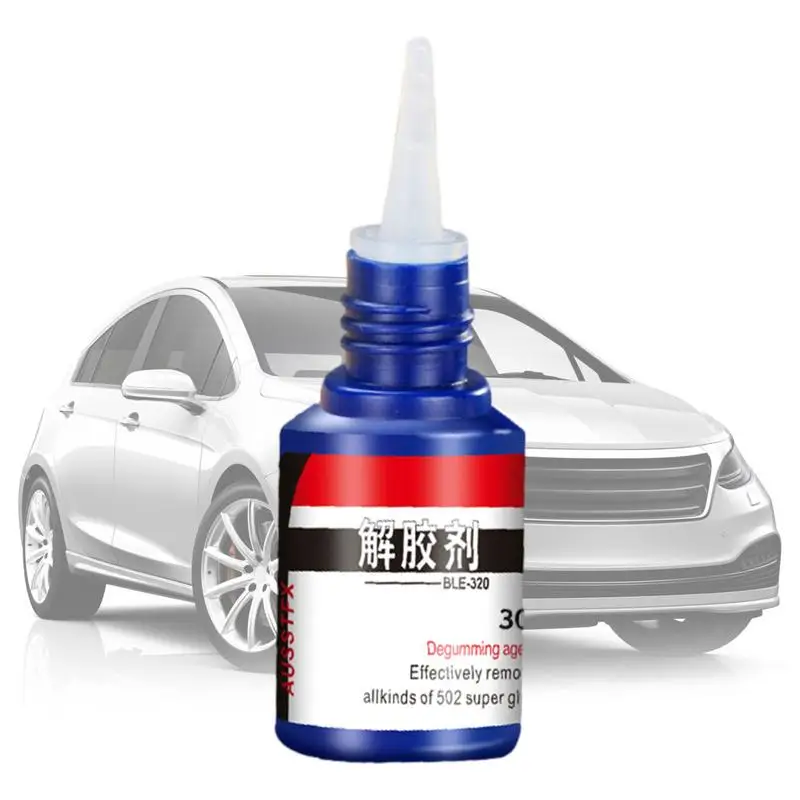 Glue Remover 30ml Superglue Remover Cleaner Adhesive Debonder Bottle Resin Liquid Cleaning Tool