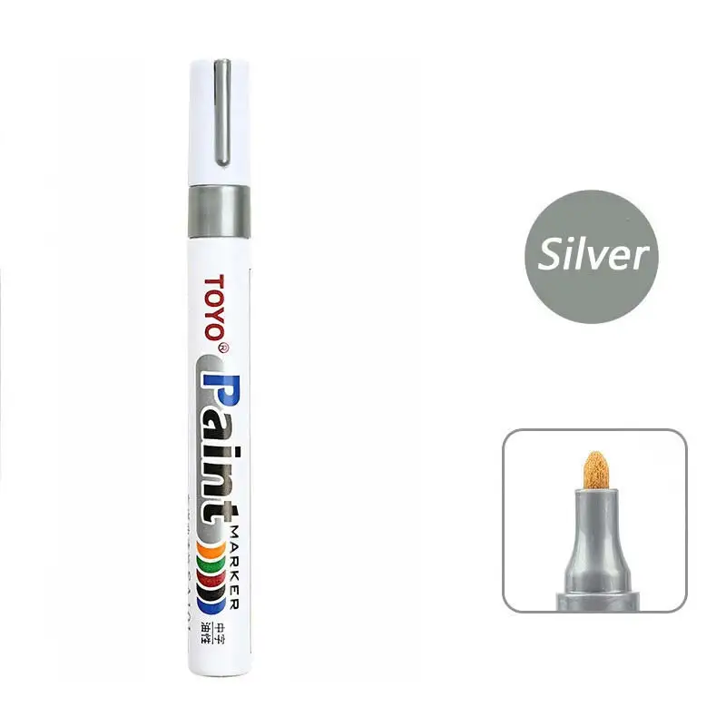 8 Penne Gel Bianche Acriliche - 0,6mm E 0,8mm | Impermeabili Per Bullet Journal, Mandala, Pittura - 2