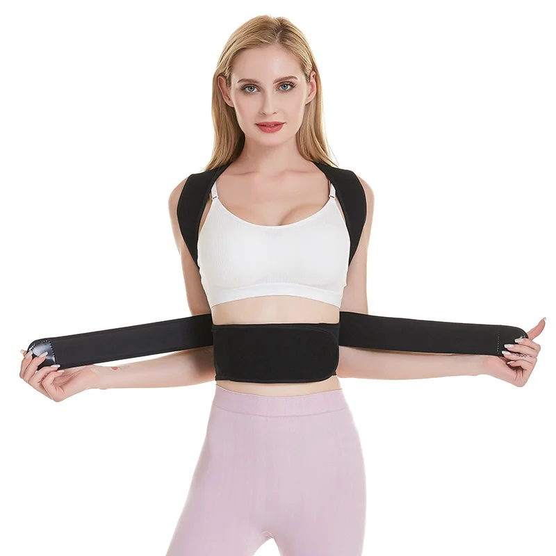Adjustable Back Posture Corrector Spine Back Shoulder Lumbar Brace Support Belt Posture Correction Back Blet No Slouching