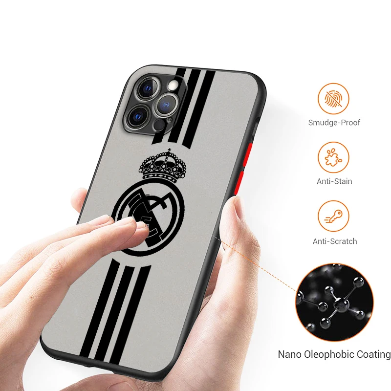 Iphone 14 Pro Max Case Transparent - Real Madrid CF