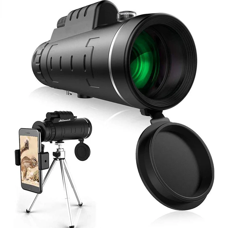 Portable Telescope 40x60 Military HD Professional Monocular Zoom ...