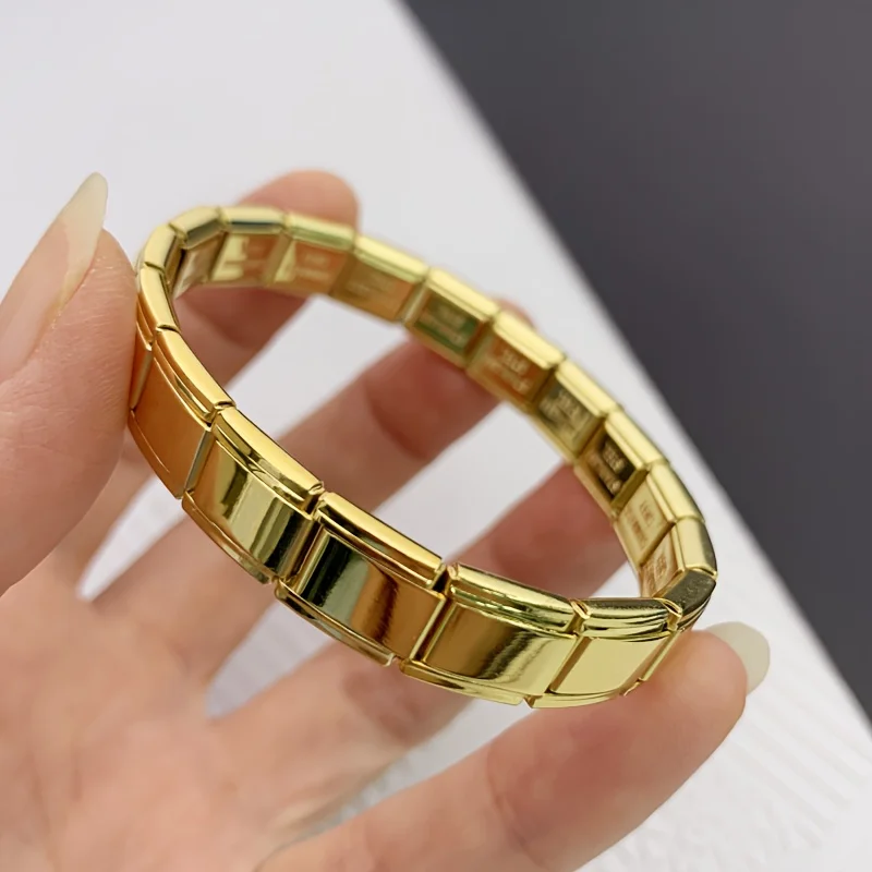9 mm Wide Stainless Steel Bracelets for Women Simple Trendy Style Daily Wear Silvery Charm Removable Unisex stainless steel bracelet bangle bracelet