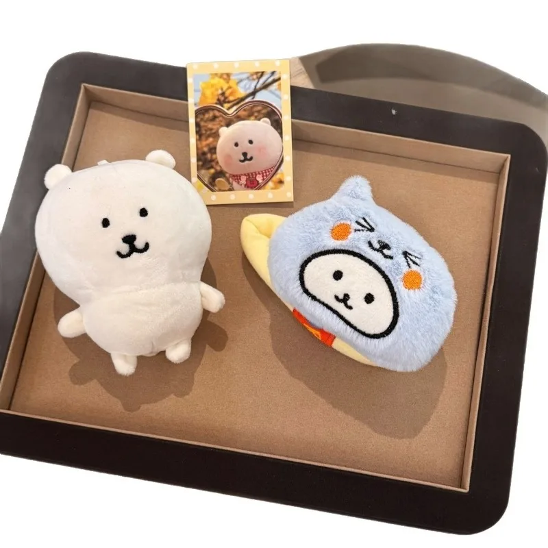 Blue Joke Bear Plush Cartoon Hair Accessories - Hair Band & Clip Set