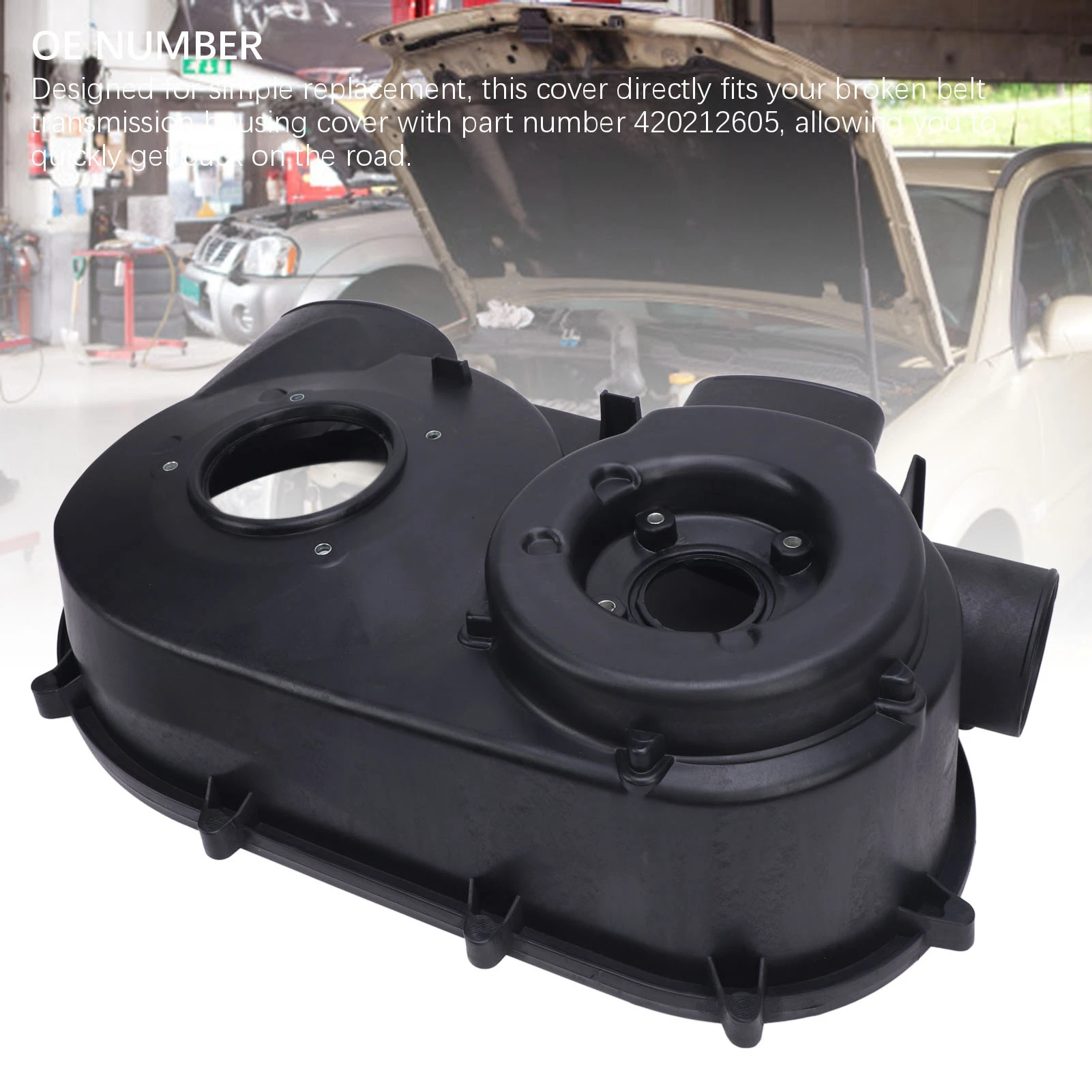 Belt Plate  Housing Inner Cover CVT Inner  Cover Easy Install Seamless Integration 420212605 for Maverick X3
