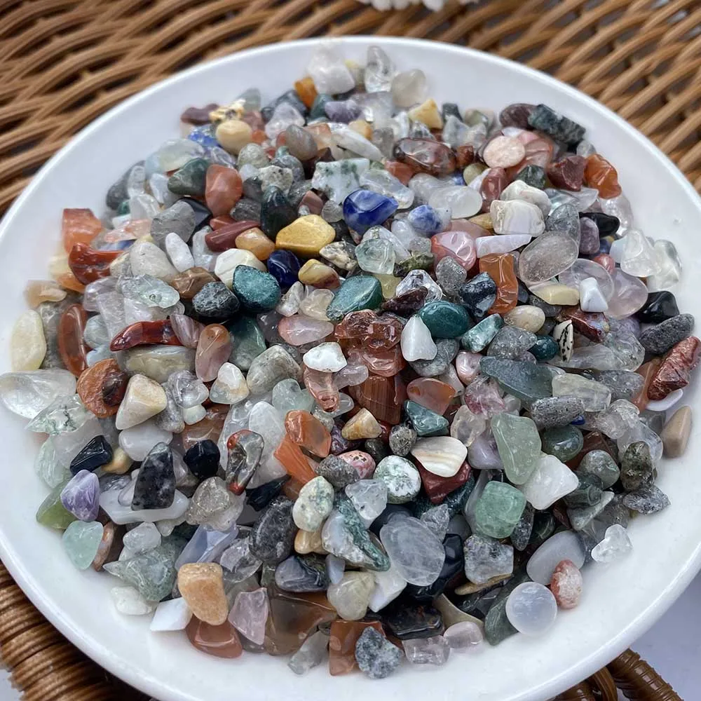 thumbnail image 1 of Cristales naturales, piedras preciosas auténticas, grava, guijarros, trozos de roca, energía Reiki para curación espiritual, decoración de peceras y acuarios, 1 of 5