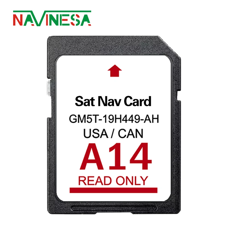 

North America for Lincoln MKS 2013-2015 Area Car SD Navigation Card A14 CID Maps GPS Navigation for Ford