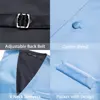 Classic Slim Fit Suit Vest For Men Baby Blue V-Neck Waistcoat Necktie Sets Leisure Groom Party Wedding Designer Barry.Wang DM-24 4