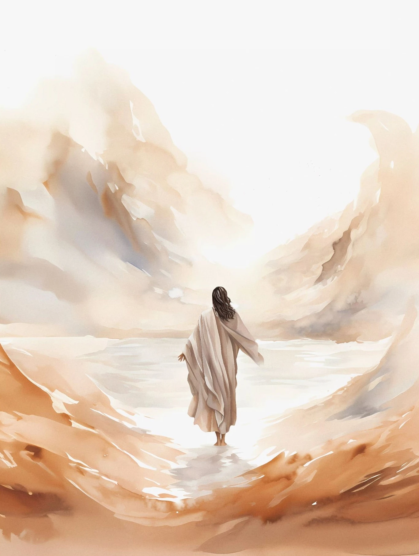 Gesù Lascia Le 99 Pecore Tela Wall Art Christian Italia