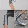 Household Thickened All Steel Hoe Soil Digging Vegetable Planting Large Hoe Weeding Outdoor Tools All Steel Hoe 4