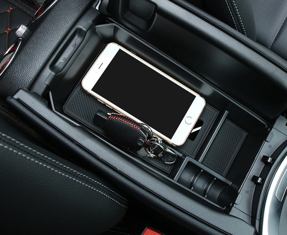 Car Console Organizer Central Control Console Armrest Box Storage Sundries Packing Box For Mercedes Benz EQC GLC C Class C200 C180 GLC250 MB W205 X253