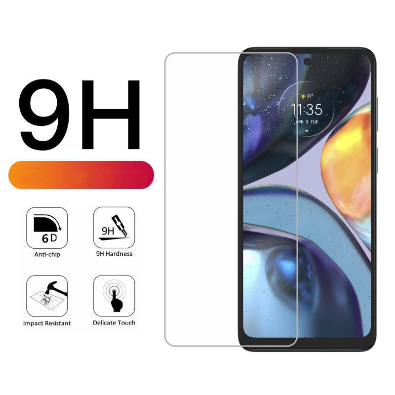 9H Vetro Protettivo Per Moto G22 Dual Sim Vetro Temperato Protezione Dello Schermo Per Cristal Motorola Moto G22 Xt2831-3 Pellicola Del Telefono
