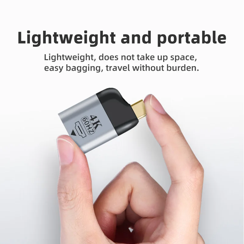 Multi-Port Adapter with USB-C to HDMI, 8KDP, MiniDP, and VGA Connections
