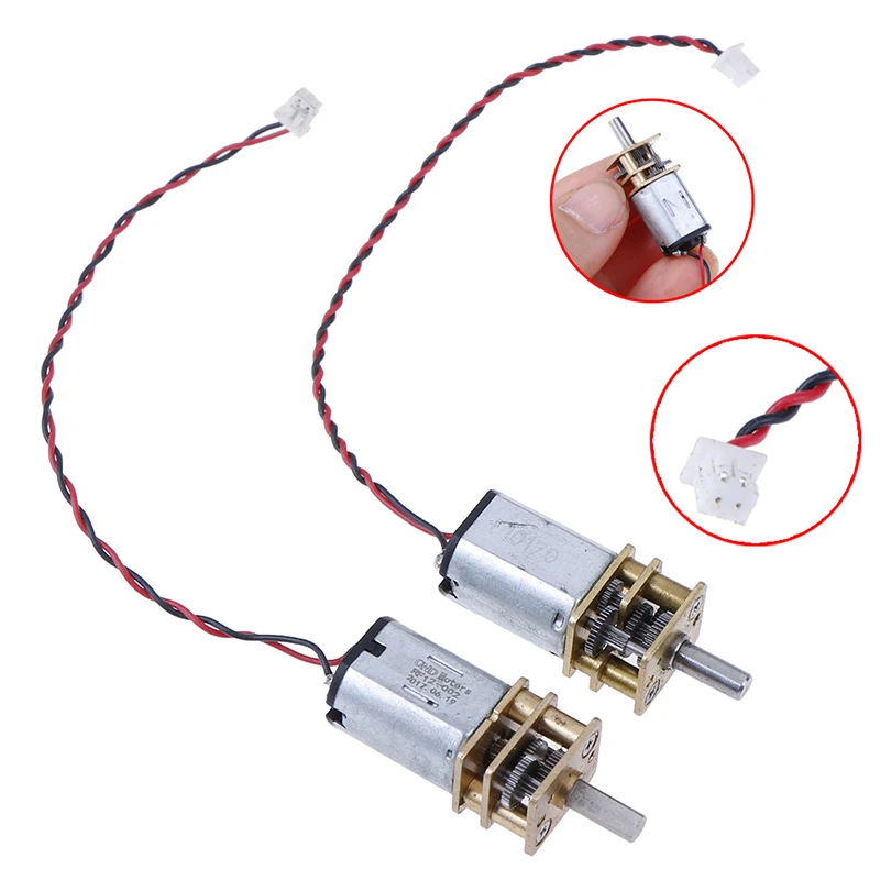 

1 Pcs DC 3V-6V 5V 55rpm Reduction Gearbox Slow Speed Micro N20 Full Metal Gear Motor
