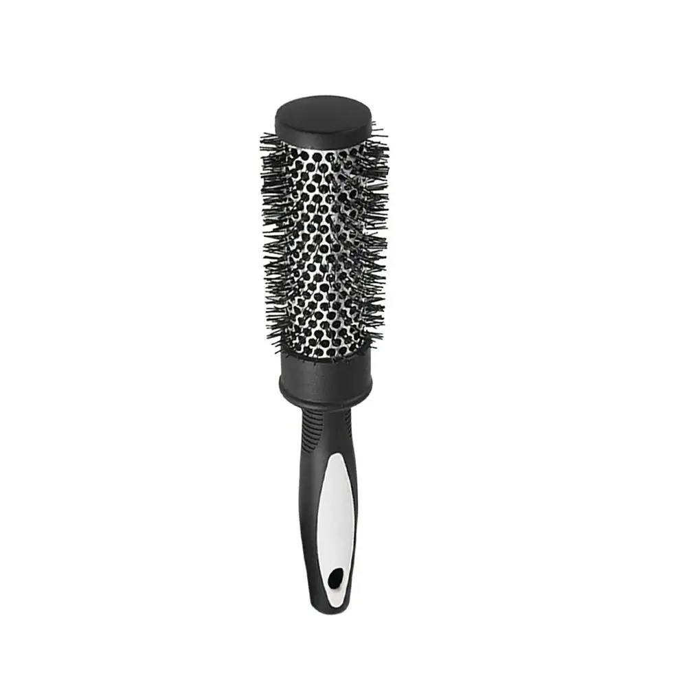 Fashion Anti Static Styling Hair Brush Wet Dry Dual Use Quick Curls Curling Roller Comb Damage Free Round Barrel Comb Salon Use