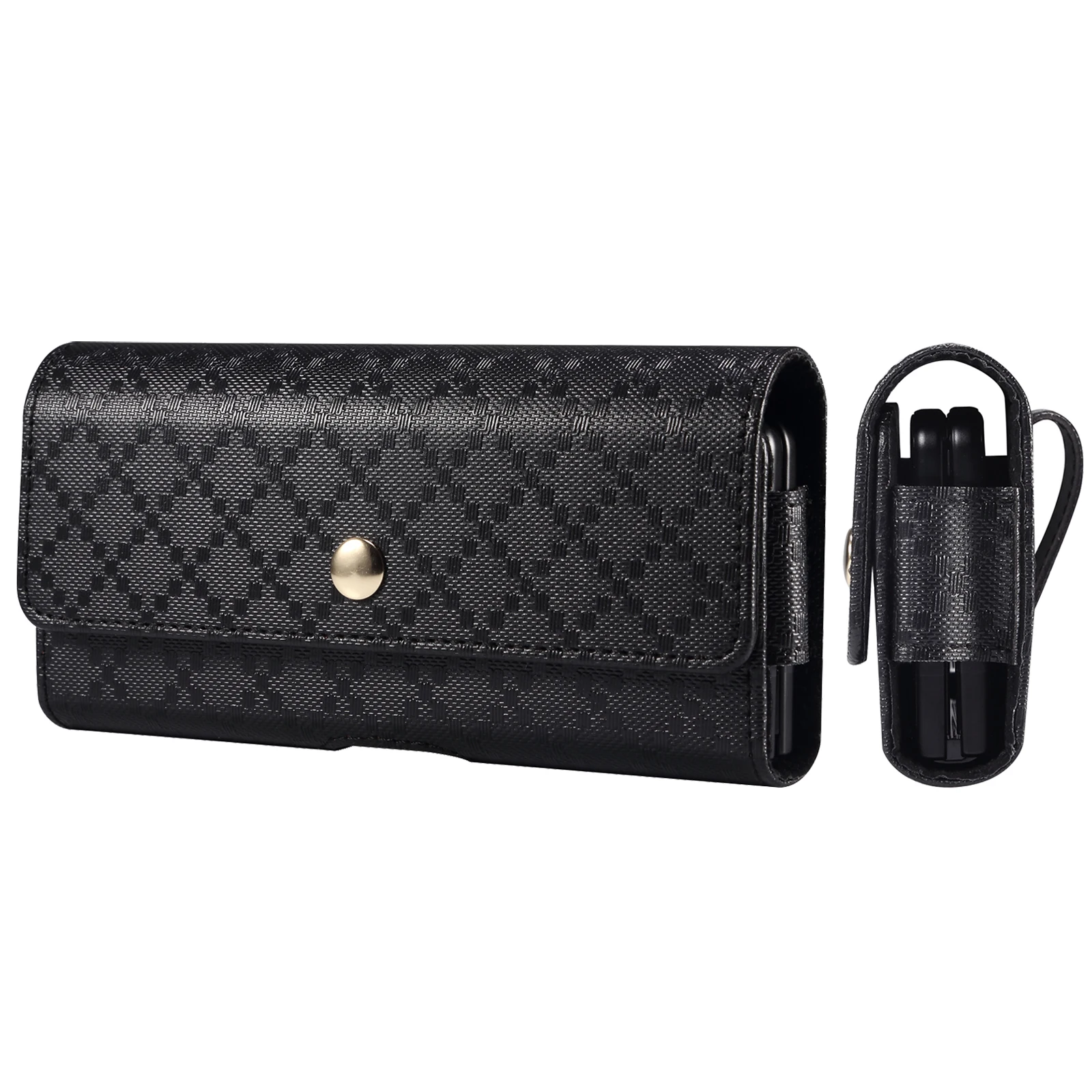 Leather Belt Clip Case Pouch - Waist Bag Holster