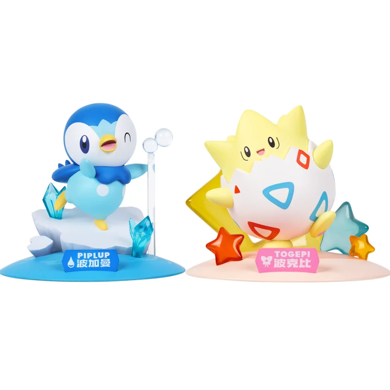 Pokemon Anime Action Figures High-Quality Porkby Piplup Dolls