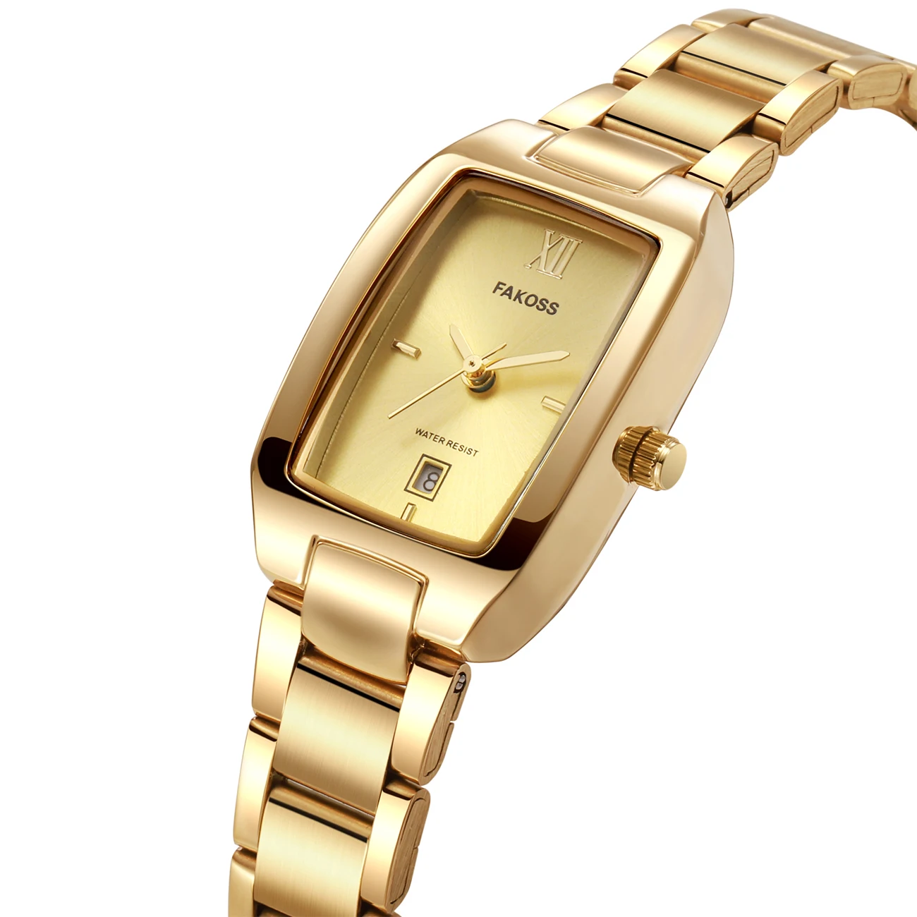 Feminine Stainless Steel Gold Women\'s Watch by Bebe Adult Female Gold-Tone Smart Watch - Silver and Gold  main image 3