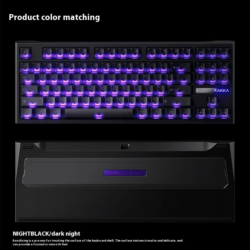 RAKKA EDGE80 HE 磁気メカニカルキーボードアルミ合金ホール効果 0.005