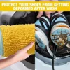 Washing Shoes Bag Cotton Laundry Net Fluffy Fibers Anti-deformation Shoes Clothes Organizer Easily Remove Dirt Washing Bags 5