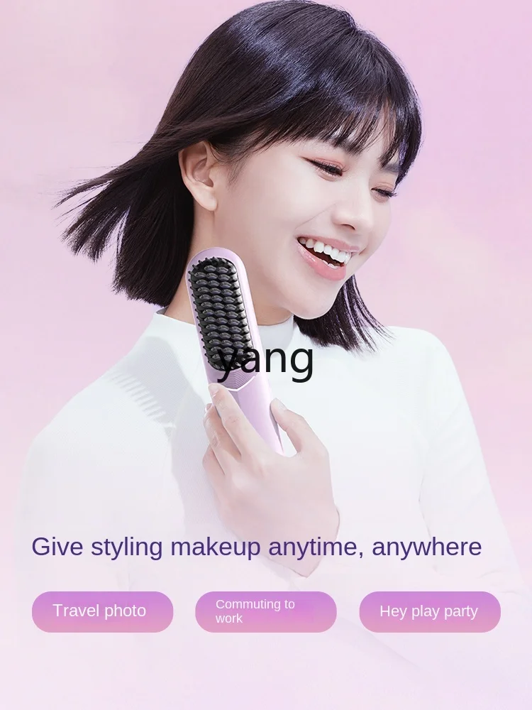 L'm'm Wireless Straight Comb Anion Long-Lasting Setting USB Portable Straight Comb