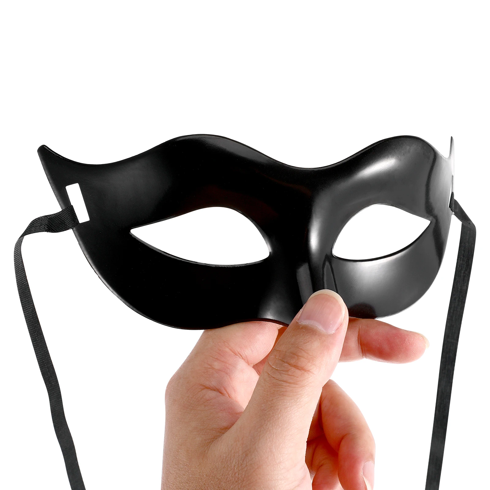 WINOMO Men Women Masquerade Costume Mask Prop Venetian Masquerade Half Face Mask Villain Eye Facepiece Party Decorative