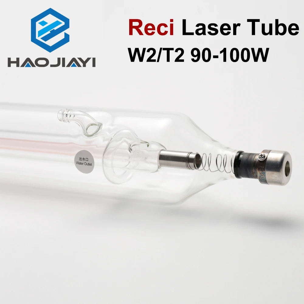 

HAOJIAYIReci Laser Tube W2 T2 S2 Z2 90W-100W Length 1200mm Dia. 80mm for CO2 Laser Engraving Cutting Machine