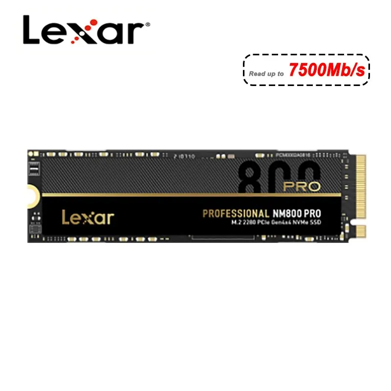 Lexar LNM800 PRO Internal SSD 512GB 1TB 2TB Solid State Drive PCIe Gen 4*4 NVME 1.4 M.2 2280 M2 HDD Hard Disk for Notebook HD PC