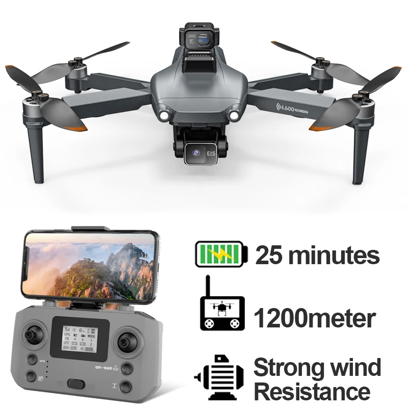 3-axis Gimbal GPS Drone with Camera Professional 4K HD Dual Camera 360° Laser Obstacle Avoidance Brushless Motor 5G WIFI RC Dron