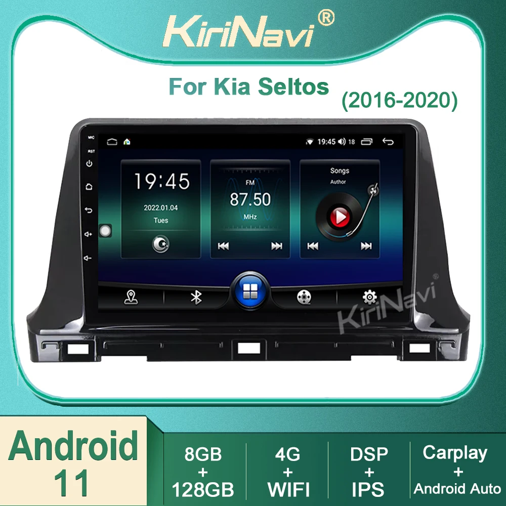 Kirinavi Car Radio Android 11 For Kia Seltos 20162020 Auto GPS