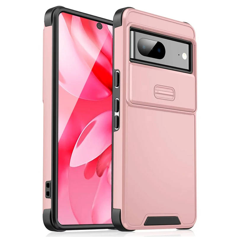 Shockproof Armor Matte Phone Case with Enhanced Camera Protection