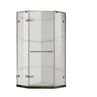 Shower Sliding Door for Home , Bathroom Cleaning Tempered Glass,  Multiple Shapes Customized, Wet and Dry Shower Enclosure 2