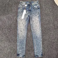men vintage random crack prints distressed skinny jeans 1