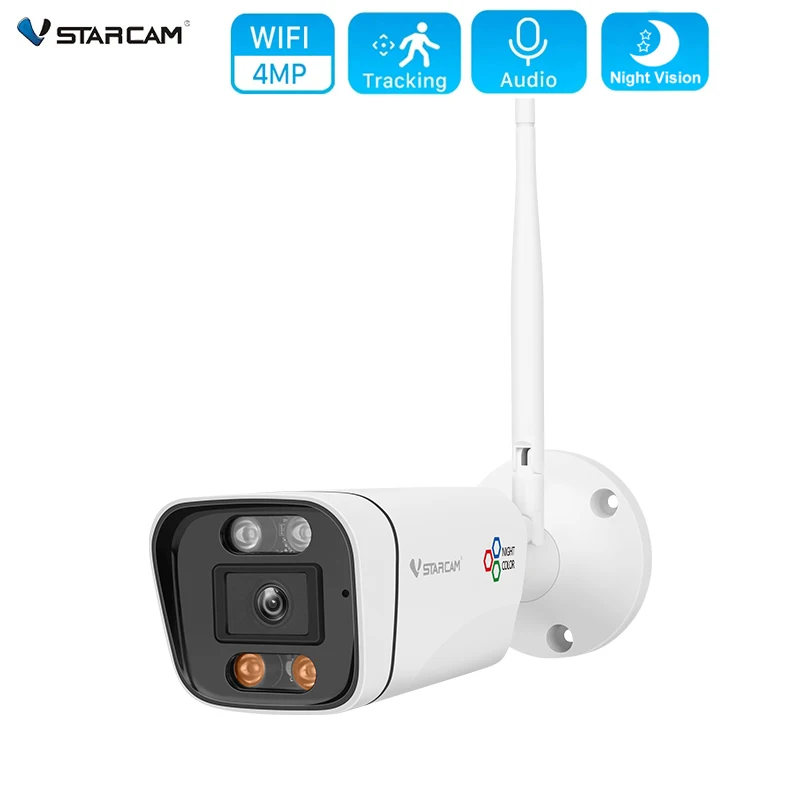 Vstarcam 4mp Ip Camera Wifi Outdoor Surveillance Home Securtiy Bescherming Cctv Wifi Camara Color Night Vision Securtiy Camera 'S