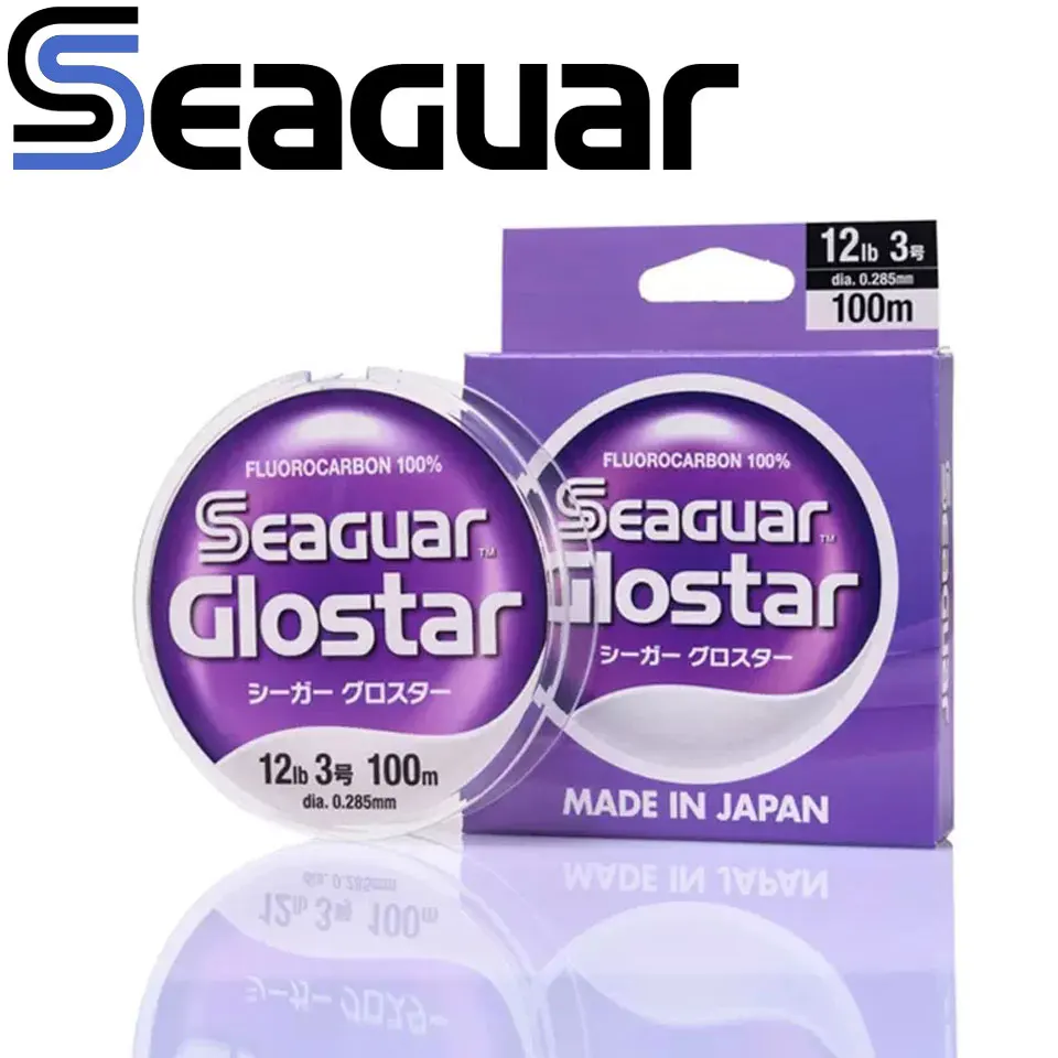 Ligne de pêche originale SEAGUAR GLOSTAR, 100% fluorocarbone, 100M/60M, produit limité pour 50e anniversaire, nouveau