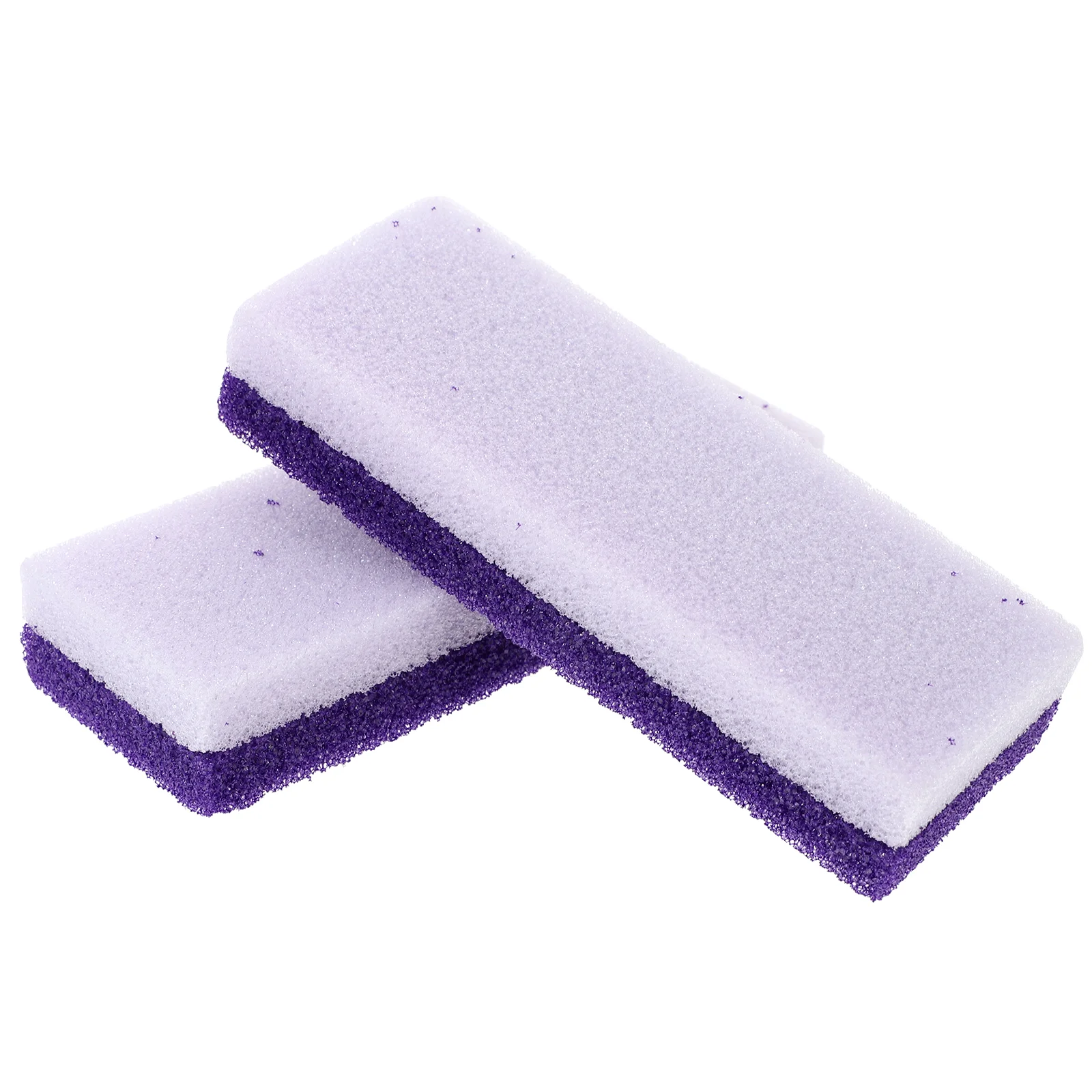 

2pcs Scrubber Pumice Stone Callus Remover Dead Skin Scraper Pedicure Exfoliator Tool Exfoliating File ( Purple )