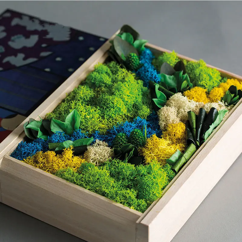 Artificial Green Plant Wall Moss Turf Simulation Moss Turf Lawn Wall