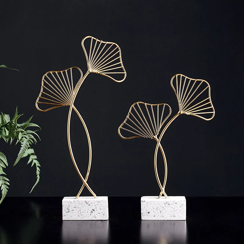 

Минимализм, золотые металлические настольные украшения, домашний декор, аксессуары для гостиной, домашний декор, современный офисный настольный декор, подарки