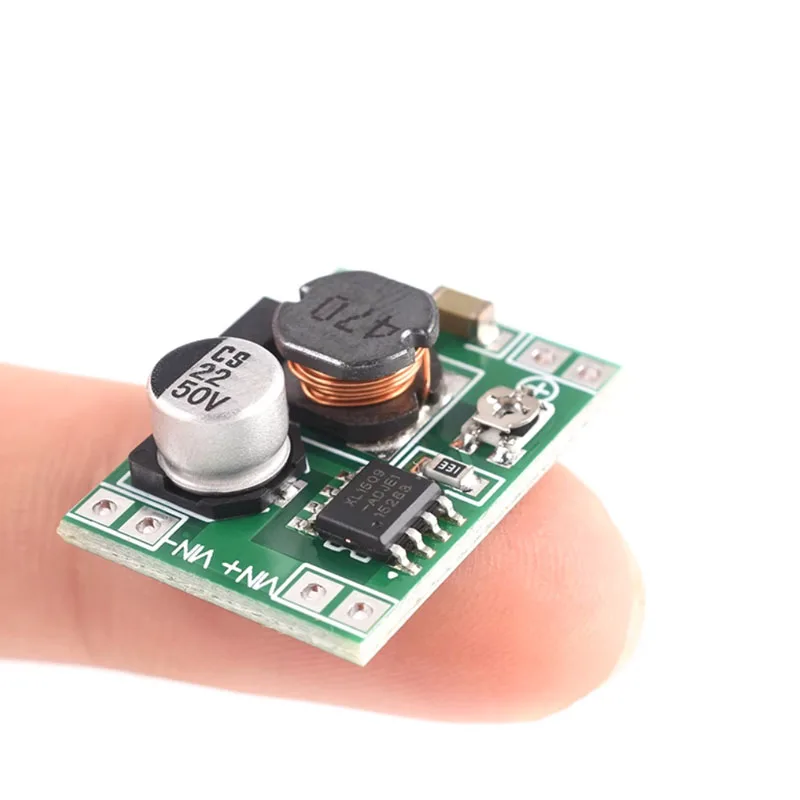 울트라 스몰 사이즈 DC-DC 스텝 다운 전원 공급 장치 모듈, Arduino Diy 스타터 키트 호환 가능, LM2596S XM1584, 2A, XL1509