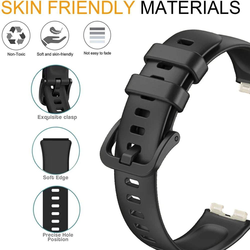 Hianjoo 5 Cover In TPU Con Protezione Schermo Per Huawei Band 9 / Band 8 | Custodia Antiurto Ultrasottile E Trasparente, 5 Pezzi