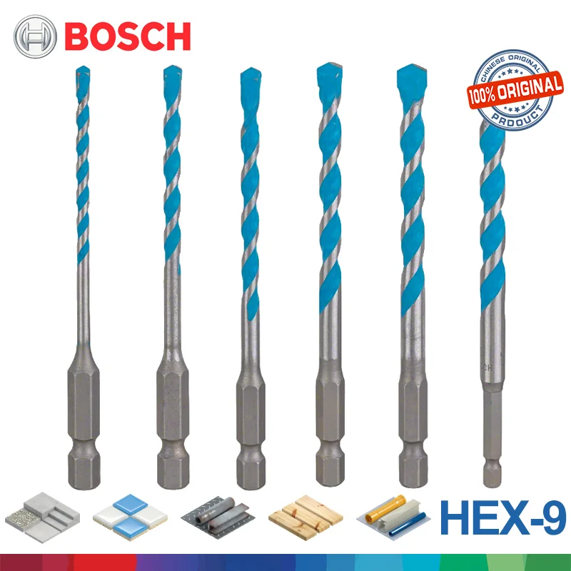 BOSCHDrillBitsMultifunctionalTriangleGlassWoodMetalDrillBit