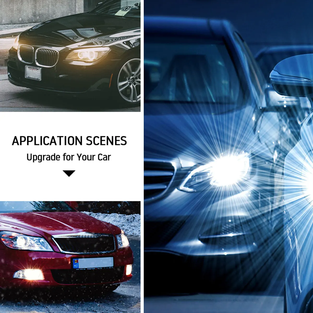 H7 LED Headlight Bulb100W 6500K 8500K Xenon White Super Bright Halogen DRL Daytime Runing Light Fog light Bulbs Car Accessories