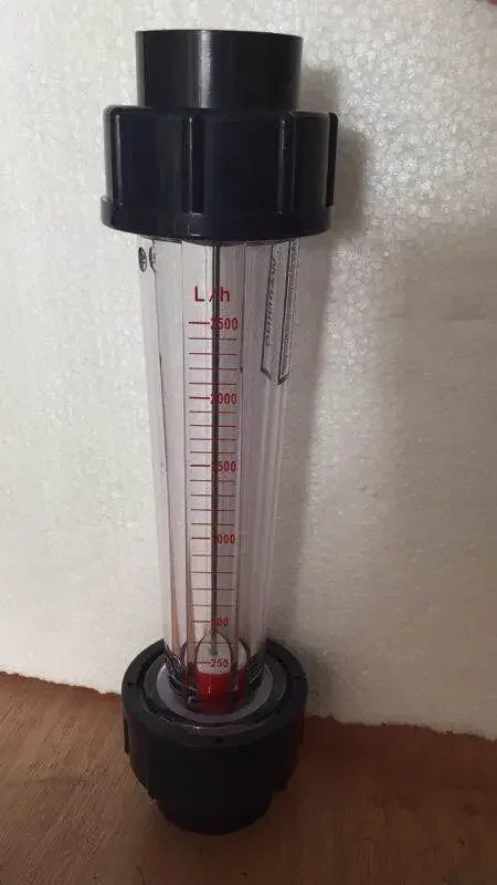 LOUCHEN ZM New 250-2500L/H Plastic Tube Type Liquid Water Rotameter LZS-25 Flow Meter