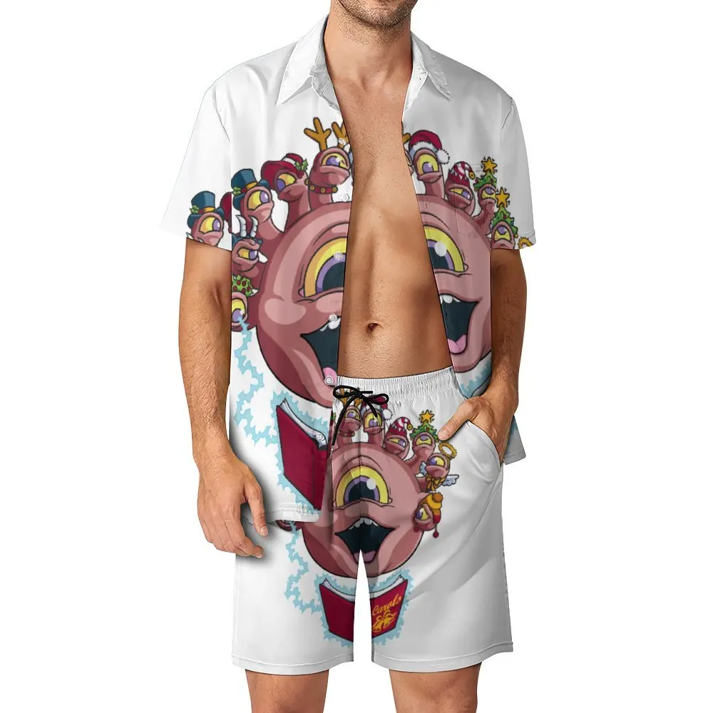 

Привлекательный сезонный костюм для продажи, Мужской пляжный костюм из 2 предметов, винтажный смешной костюм для бега, американский размер