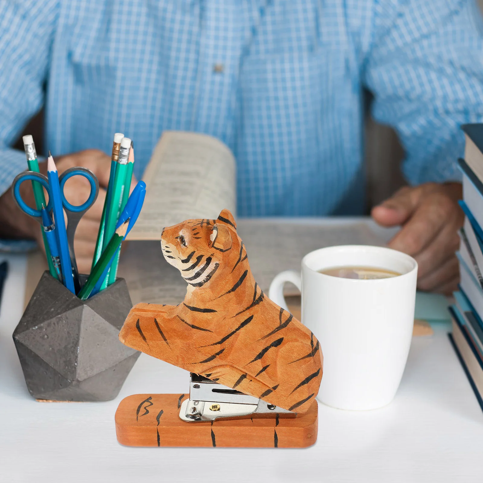 

Reusable Paper Stapler Animal Stapler Office Paper Stapler Wooden Stapler Animal Stapler